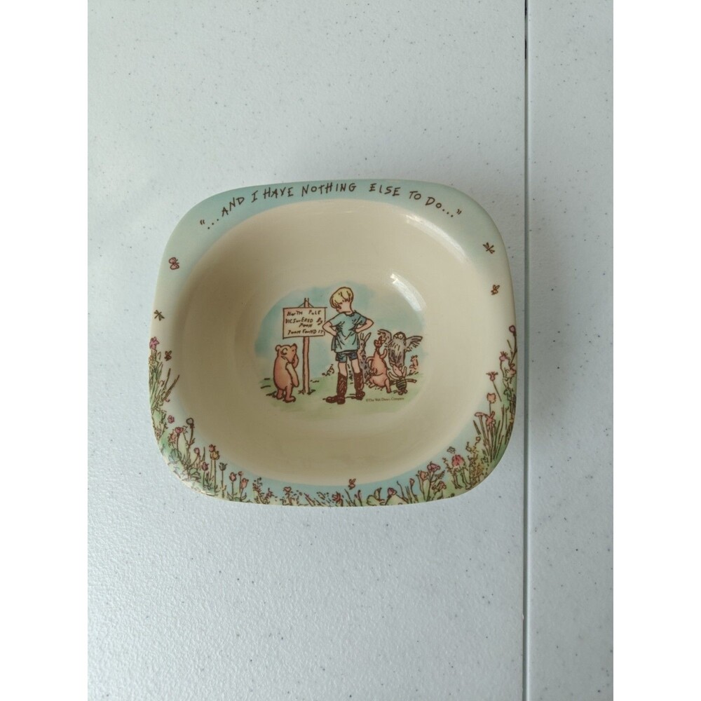 Vintage Classic Pooh Baby Dish / Bowl. Made By Selandia